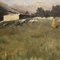 Italienischer Künstler, Landschaft mit Jäger, 1899, Öl auf Leinwand, Gerahmt 16