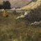 Artista italiano, Paesaggio con cacciatore, 1899, Olio su tela, con cornice, Immagine 12