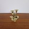 Italian Brass Flower Shape Candleholder, 1960s 4