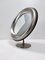 Postmodern Round Anodized Brass Vanity Mirror attributed to Sergio Mazza, Italy, 1970s 6