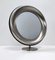 Postmodern Round Anodized Brass Vanity Mirror attributed to Sergio Mazza, Italy, 1970s 1