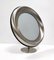 Postmodern Round Anodized Brass Vanity Mirror attributed to Sergio Mazza, Italy, 1970s 3