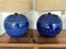 Mid-Century Italian Blue Ceramic Lamps by Bitossi for Rimini. 1990s, Set of 2, Image 3