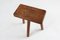 Rustic French Wooden Stool, 1940s 7