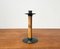 Postmodern Metal & Bamboo Candleholder from Wagner Design 1