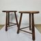 Brutalist Stools, 1960s, Set of 2 1