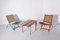 Chaises avec Table Nymphaeum par Gio Ponti, 1950s, Set de 3 1