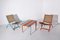 Nymphaeum Chairs with Table by Gio Ponti, 1950s, Set of 3, Image 1