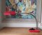 Red Desk Lamp by Frauenknecht, 1970s, Image 1