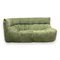 Vintage Green Two-Seater Corner Sofa by Aralia for Ligne Roset, 1980s 2