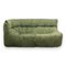 Vintage Green Two-Seater Corner Sofa by Aralia for Ligne Roset, 1980s 1