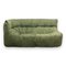 Vintage Green Two-Seater Corner Sofa by Aralia for Ligne Roset, 1980s, Image 1
