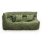 Vintage Green Two-Seater Corner Sofa by Aralia for Ligne Roset, 1980s, Image 3