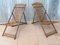 English Iron Steamer Ship Deck Chairs, 1920s, Set of 2 1