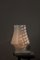Lampada da tavolo vintage a fungo in vetro di Murano bianco, anni '70, Immagine 6