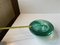 Grüne Vintage Atoll Art Glasschale von Anna Ehrner für Kosta Boda, 1980er 4