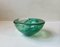 Grüne Vintage Atoll Art Glasschale von Anna Ehrner für Kosta Boda, 1980er 7