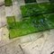 Quadratische Wandlampen aus Muranoglas in Grün und Weiß von Mazzega 11