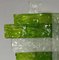 Green and White Murano Glass Square Wall Light from Mazzega 7