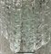 Lámpara de araña en cascada Mid-Century moderna de cristal de Murano con efecto hielo atribuida a Mazzega, años 70, Imagen 7