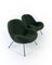 Fauteuils Egg par Fritz Neth pour Correcta Germany, 1950s, Set de 2 3