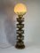 Lámpara de pie francesa en forma de globo dorado de Maison Jansen, Imagen 8