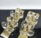 German Glass Wall Lights from Sische, 1970s, Set of 2, Image 3