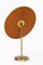 Table Mirror in Brass and Teak attributed to Josef Frank, 1950s 3