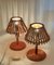 Tischlampen aus Rattan & Bambus, Italien, 1960er, 2er Set 6