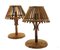 Rattan and Bamboo Table Lamps, Italy, 1960s, Set of 2 2