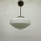 Lampada da soffitto Art Déco in vetro opalino, anni '30, Immagine 14
