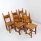 Brutalist Dining Chairs, 1970s, Set of 6 6