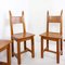Brutalist Dining Chairs, 1970s, Set of 6 8