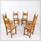 Brutalist Dining Chairs, 1970s, Set of 6 2