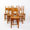Brutalist Dining Chairs, 1970s, Set of 6 13