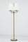 Swedish Modern Floor Lamp in Brass, 1940s 2