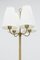 Swedish Modern Floor Lamp in Brass, 1940s 7