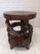 Mid-Century Dragon Table or Stool in Carved Wood 4