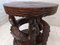 Mid-Century Dragon Table or Stool in Carved Wood, Image 7