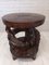 Mid-Century Dragon Table or Stool in Carved Wood 5