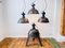 Lampes d'Usine Industrielles, GDR, 1950s, Set de 4 7