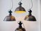 Industrial Factory Lamps, GDR, 1950s, Set of 4, Image 2