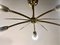 Sonne Ceiling Lamp in Brass from J. T. Kalmar, Austria, 1950s, Image 9