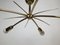 Sonne Ceiling Lamp in Brass from J. T. Kalmar, Austria, 1950s, Image 4