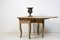 Antique Swedish Rococo Pine Drop-Leaf Table, Image 3