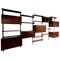 Danish Wall Bookcase in Rosewood by Hansen & Guldborg Mobler, 1960, Image 1