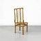 Italian Modern High-Backed Woven Rattan Chairs, 1960s, Set of 4, Image 6