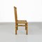 Moderne italienische Stühle aus gewebtem Rattan mit hoher Rückenlehne, 1960er, 4er Set 5