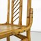 Italian Modern High-Backed Woven Rattan Chairs, 1960s, Set of 4 9