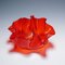 Fazzoletto Handkerchief Vase in Red Murano Glass from Venini, Italy, 1950s, Image 6